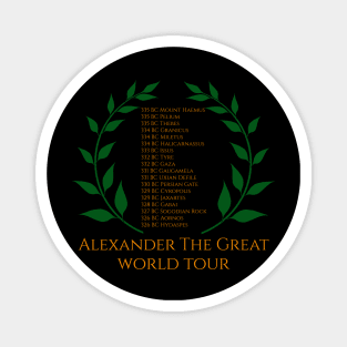 Classical Greek History Alexander The Great World Tour Magnet